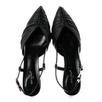Calfskin Allure D'Orsay Slingback Pump 37.5 Black