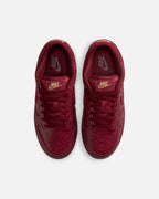 Nike Women's Dunk Low "Croc Skin" Team Red
