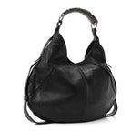 Buffalo Horn Small Mombasa Hobo Black