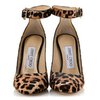 Pony Hair Leopard Helena Pumps 34 Natural