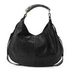 Buffalo Horn Small Mombasa Hobo Black