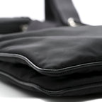 Re-Nylon Saffiano Re-Edition 2000 Double Zip Crossbody Bag Black