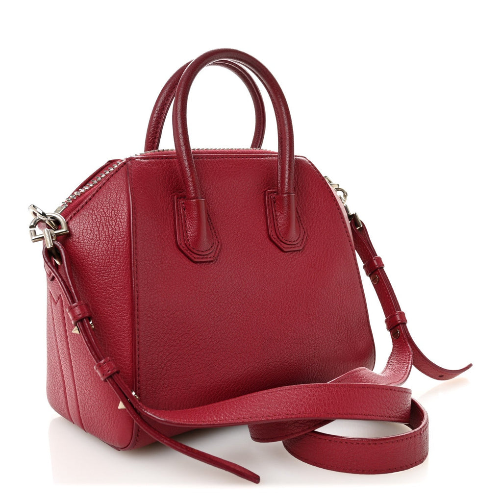 Sugar Goatskin Mini Antigona Pink