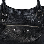 Agneau Arena Silver Hardware Medium Le City Black