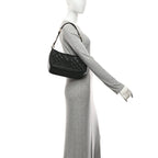 Caviar Quilted Timeless CC Shoulder Bag Black