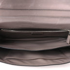 Glossy Calfskin Medium Sound Shoulder Bag Peltro
