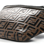 Vitello Century Bi-Color FF 1974 Embossed Belt Bag Maya Black