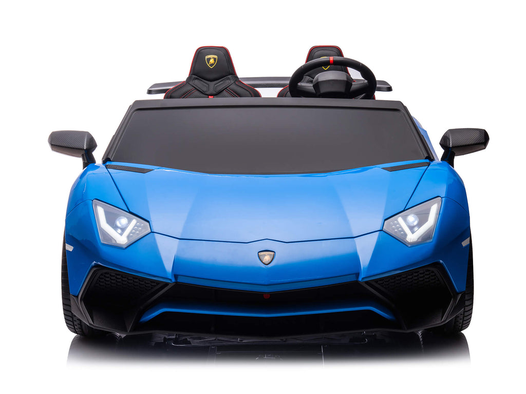 24V Lamborghini Aventador 2 Seater Ride on Car for Kids - Blue