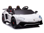24V Lamborghini Aventador 2 Seater Ride on Car for Kids - White