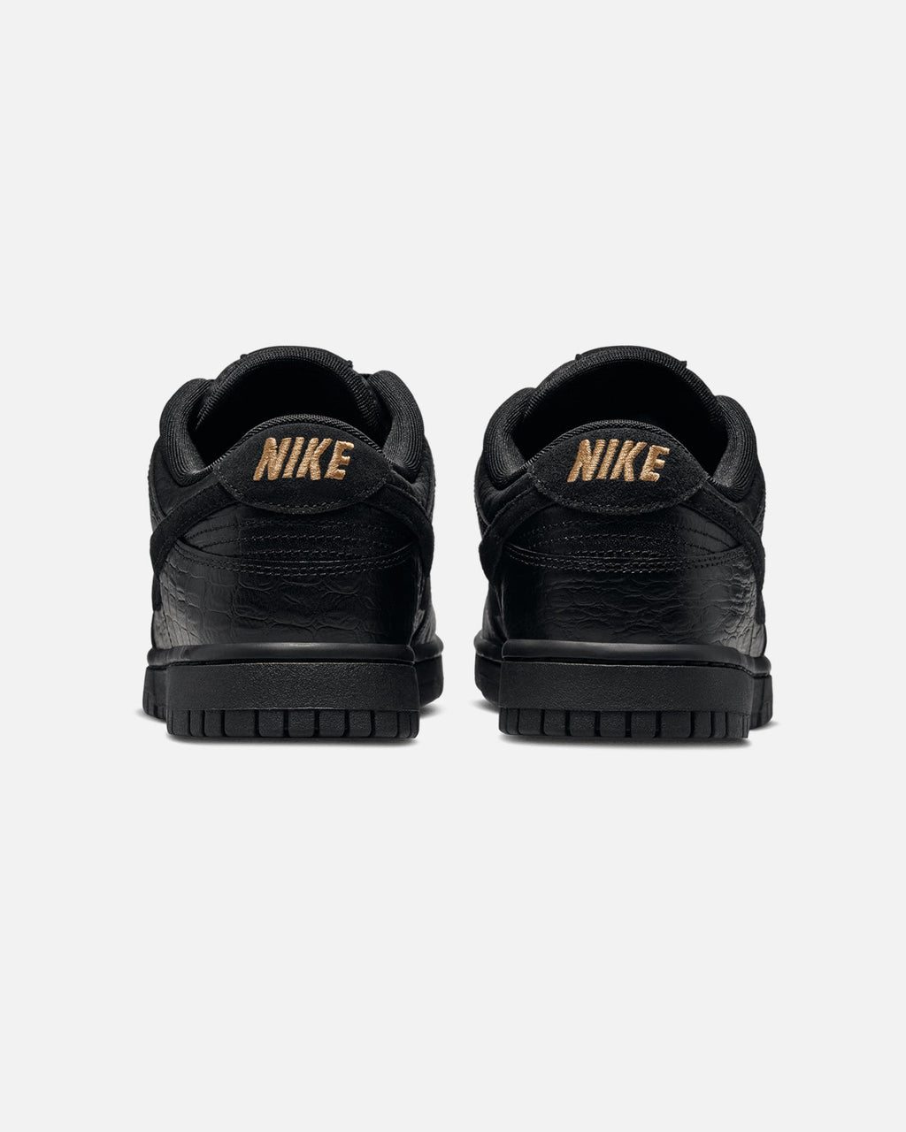 Nike Women's Dunk Low "Croc Skin" Black/Black