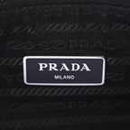 Re-Nylon Saffiano Re-Edition 2000 Double Zip Crossbody Bag Black