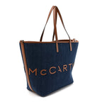 Denim Logo Tote Blue