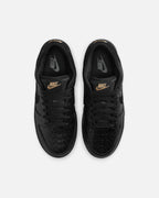 Nike Women's Dunk Low "Croc Skin" Black/Black