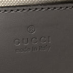Calfskin GG Matelasse Shoulder Bag Dusty Grey Natural