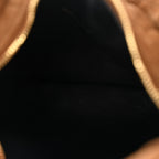 Suede Quilted Icarino Bag Cognac