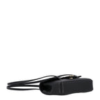 Shiny Caviar Mini Preppy Coco Shoulder Bag Black