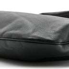 Grained Calfskin Medium Everyday Shoulder Bag Bottle Green