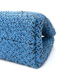 Nappa Intrecciato Large Cabat Blue Black