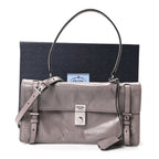 Glossy Calfskin Medium Sound Shoulder Bag Peltro