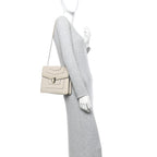 Calfskin Serpenti Forever Crossbody Bag White Agate