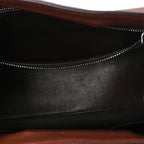 Polished Saddle Calfskin Peggy Clutch New Burgundy