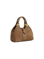 Mini Aviemore Handbag - Tan Suede