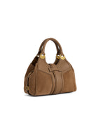 Mini Aviemore Handbag - Tan Suede