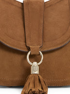 Langham Messenger Bag - Tan Suede
