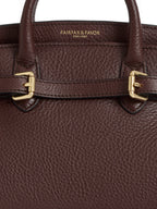Town & Country - Micro Top Handle Bag - Burgundy Pebbled Leather