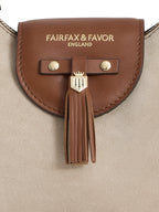 Windsor Shoulder Bag - Tan & Stone Leather