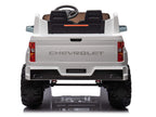 24V Chevrolet Silverado Ride on Truck for Kids with 2 Seats and Remote - White