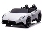 24V Maserati MC20 Two-Seater Kids Ride On Car with Remote - White
