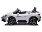 24V Maserati MC20 Two-Seater Kids Ride On Car with Remote - White