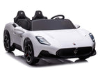 24V Maserati MC20 Two-Seater Kids Ride On Car with Remote - White