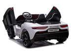 24V Maserati MC20 Two-Seater Kids Ride On Car with Remote - White