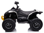 24V Can-Am Kids Renegade 4WD Ride-On Quad - White
