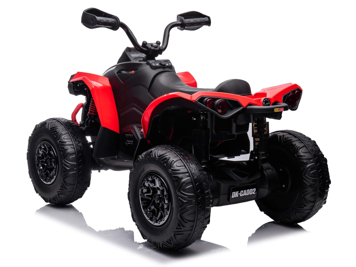 24V Can-Am Kids Renegade 4WD Ride-On Quad - Red