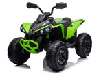 24V Can-Am Kids Renegade 4WD Ride-On Quad - Green