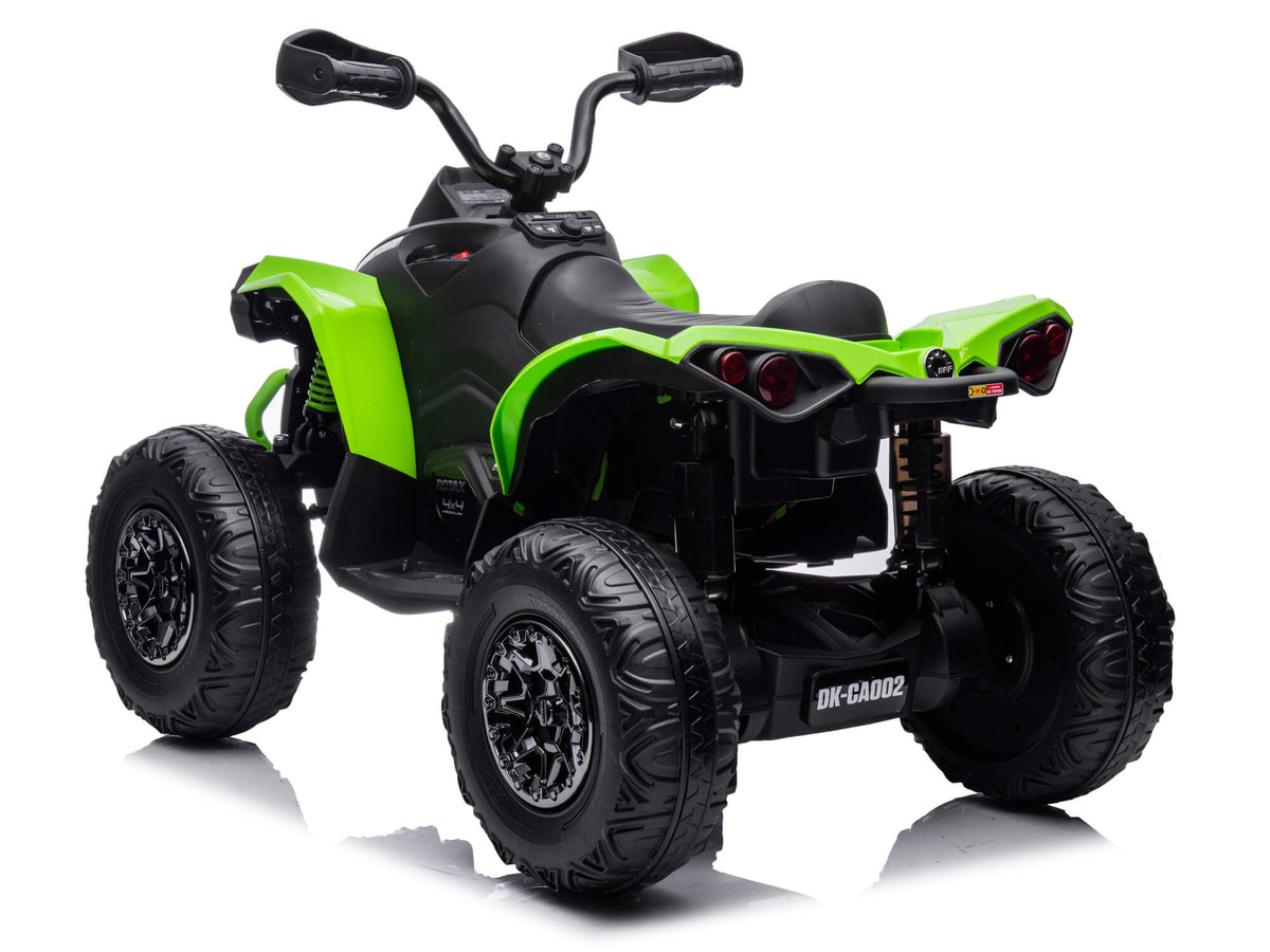24V Can-Am Kids Renegade 4WD Ride-On Quad - Green