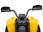 24V Can-Am Kids Renegade 4WD Ride-On Quad - Yellow