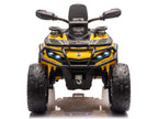24V Can-Am Kids Outlander 4WD Ride-On ATV - Yellow