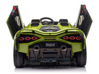 24V Lamborghini Sian Two-Seater Kids Ride On Car with Remote - Green