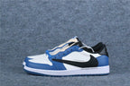 Custom Fragment Design x Travis Scott x Air Jordan 1 Low 'Royal Blue'