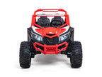 24V Ridington MAX-R All Terrain Ride-On Buggy with Remote - Red/White