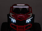 24V Ridington MAX-R All Terrain Ride-On Buggy with Remote - Red/White