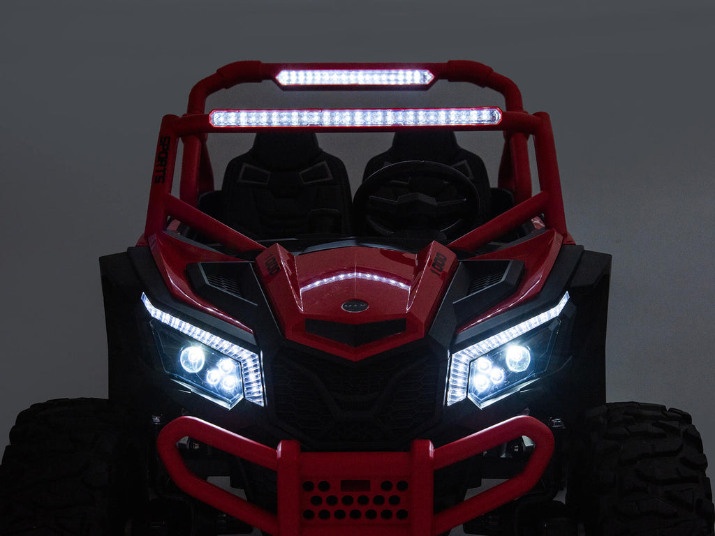 24V Ridington MAX-R All Terrain Ride-On Buggy with Remote - Red