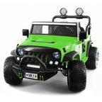 Trail Explorer 24V Kids Ride-On Car Truck with R/C Parental Remote | Green