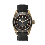 Black Bay Bronze 43mm - Slate Grey on Leather Strap