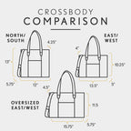Large Lola Zipper Crossbody Tote