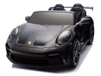 24V Porsche 911 GT3 Kids 2-Seater Ride On Car - Black